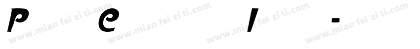 Paris Condensed Italic字体转换